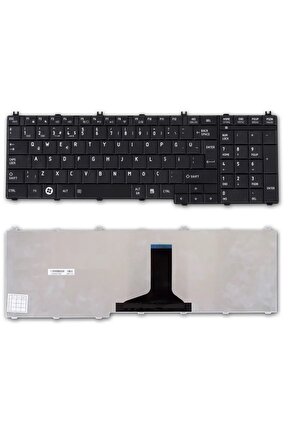 Toshiba C650, C660, L650, L670, L750, L755 Uyumlu Klavye (Siyah TR)