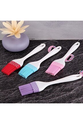 Şeffaf Saplı Mini Silikon Yumurta Fırçası, Mutfak İçin Pratik ve Kullanışlı