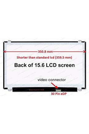 Asus X505bp-ej219t Notebook Lcd Panel, Ekran Hd  Ver.1