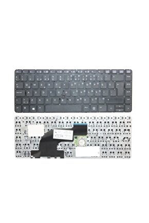Hp Probook 440 G1 640 G1 Notebook Klavyesi - Siyah - Tr