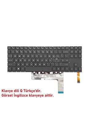 Omen 15-en1006nt 39c45ea Notebook Klavye Siyah Tr Rgb Işıklı