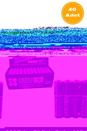 40 Adet İnce Kalem Pil - Uzaktan Kumanda Oyuncak Pili