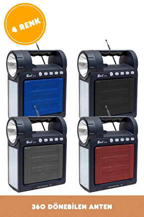 Usb  Sd  Fm Bluetooth Destekli Denerli Taşınabilir Radyo Ses Bombası Hoparlör