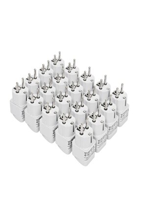 20li Ekonomik Paket ingiliz Fişi Çevirici 220V Fiş Priz Dönüştürücü