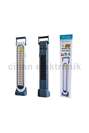 HEL-6855T 45 Ledli Solar Şarjlı Işıldak
