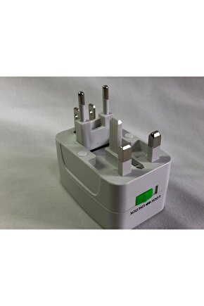 Universal Seyahat Priz Dönüştürücü – Amerika, Asya ve Avrupa İçin
