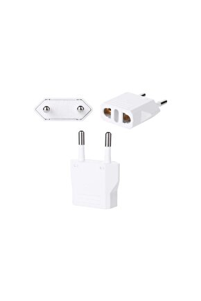 Kanada Amerikan Priz Çevirici Amerikan Fiş Çevirici Beyaz ABS