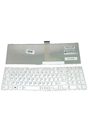 Toshiba Satellite C50-a, C55-a Notebook Klavyesi (beyaz Tr)