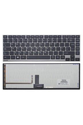 Toshiba Z930 Z935 Notebook Klavye - Siyah - Backlit
