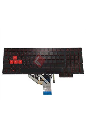 Hp Omen 15-ce Series 15-ce000 Gaming Klavyesi, Tuş Takımı (siyah Tr) Işıklı **