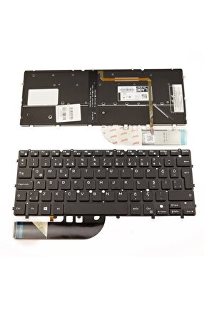 Dell Inspiron 7347,7348 Uyumlu Notebook Klavyesi Siyah Tr Işıklı