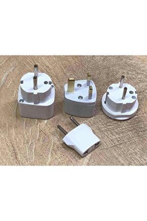 4 Adet Karışık Üniversal Uluslararası Seyahatler Için Priz Dönüştürücü Set Türk Arap Umre Mekke