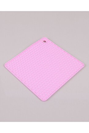 Petek Dokulu Silikon Kare Nihale Pembe