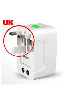 Universal Yurtdışı Seyahat Priz Fiş Çevirici Dönüştürücü Pm 2886