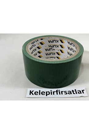 Yerli Üretim 10 Metre Yeşil Renkli Tamir Bandı 48mm Genişlik Dayanıklı Su Geçirmez Duck Tape
