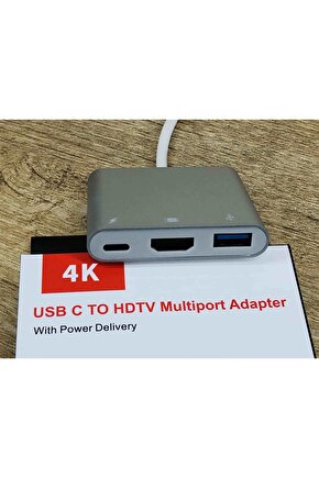 Type C Hdmı Usb 30 Çevirici Macbook Google Nexus Matebook Chromebook Huawei Hp Uyumlu