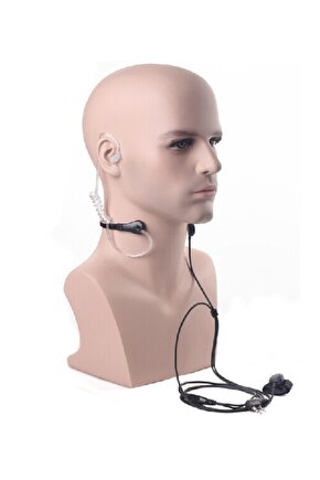 Boyundan Takılan Boğaz Mikrofonu Akustik Kulaklık Pmr Yamaç Paraşütü Telsizi Için