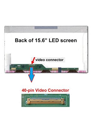 Fujitsu Lifebook Ah520, Ah530, Ah530hd6 Lcd Ekran, Panel (15.6led 40pin)