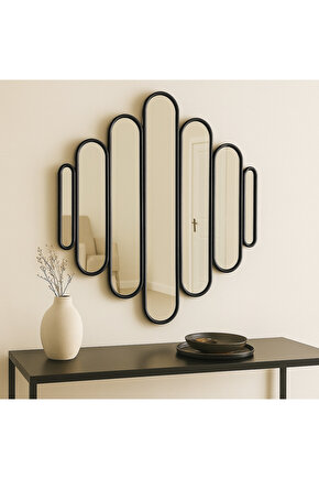 75 x 80 cm Konsol Aynası  Lüks Ayna  Oval Set Ayna