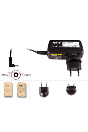 Acer Iconia Tab A500 12v 1.5a (18w) - 3.0\1.0mm Notebook Adaptör