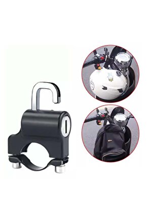 Sn-24295 22-26Mm Universal Motosiklet Kask Kilidi