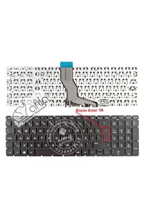 Pavilion Gaming 15-ak001nt Klavye (siyah Tr) Büyük Enter