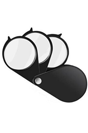 PM-6585 Katlanır 3lü 30 Mm Cep Büyüteç