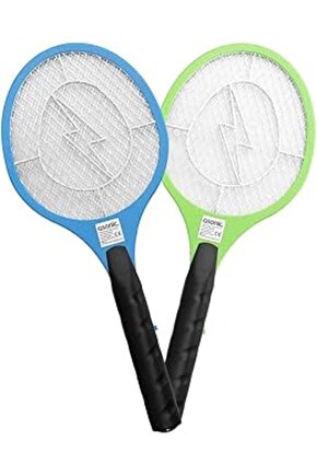 Pilli Sinek Öldürücü Raket Elektrikli Sinek Raketi, Sinek Öldürücü Yakalayıcı Asonic As-A22-1 Adet