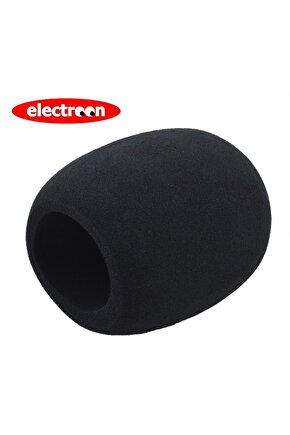 Standart Mikrofon Süngeri Siyah - Kargo Ücretsiz