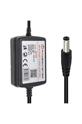 Pm-31770 12 Volt - 1 Amper - 12 Watt 5.5*2.5 Uçlu İki Ucu Kablolu Masaüstü Adaptör