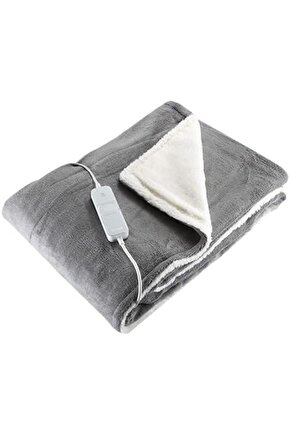 termal battaniye 160 x 120 cm | 3 Isı Ayarlı Çıkarılabilir regülatörlü polar ısıtma battaniyesi