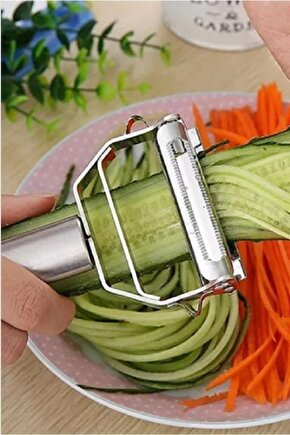 SN-26033 2 İn 1 Sebze-Meyve Kabuk Soyucu Çok Renkli CN