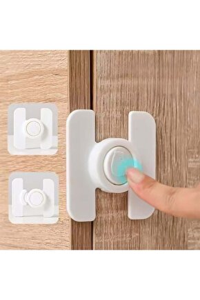Art Sn-28751 Düğmeli Tip Dolap Ve Çekmece Çocuk Güvenlik Kilidi Lab