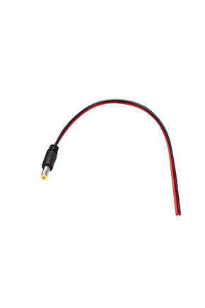 TK 34 FİŞ KABLOLU TEK UÇLU KAMERA İÇİN 20 CM DC POWER JACK