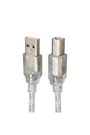 WİNTA- 1.5 Metre 2.0v Şeffaf Usb Yazıcı Kablosu