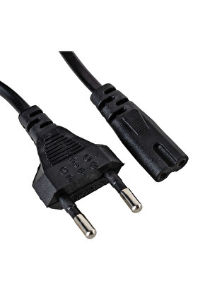 byanne ShopZum CK-18482 TIRAŞ MAKİNELERİ VE IŞILDAKLAR İÇİN 220 VOLT AC CEREYAN POWER KABLO ShopZ