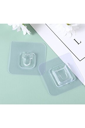 Geçmeli Klips Eşya Sabitleme Askısı 2 Set