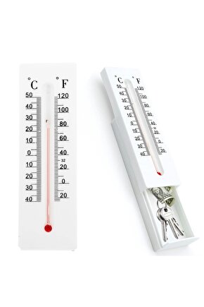 DEKORATİF GİZLİ BÖLMELİ TERMOMETRE (4887)