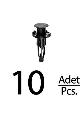 Lexus RX350 RX450h Toyota Celica Corolla Echo Yaris için Tampon Klips - 10 Adet