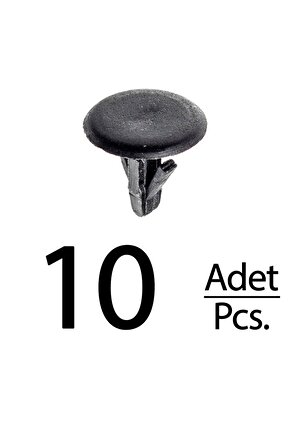 Mazda için Kaput Uç Lastik Klips - 10 Adet