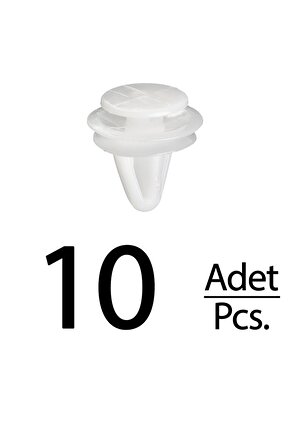 Honda Civic Insight Odyssey Accord CR-V için Kapı Döşeme Klips - 10 Adet