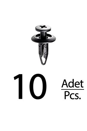 Ford C-Max Cougar Fiesta V Focus Puma Galaxy için Panjur Klips - 10 Adet