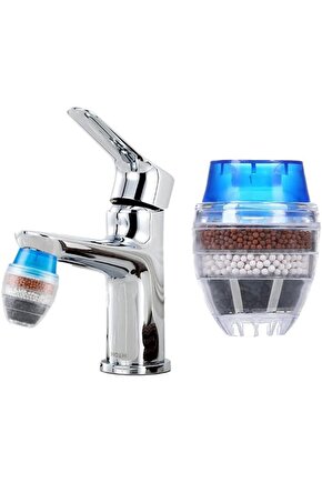 Monte Lua 5 Katmanlı Aktif Karbon Su Arıtma Aparatı, Su Filtresi Arıtma Mutfak Dokunun Filtrasyon Ak