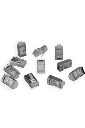 Sl-m66 Ftp 100 Lü Cat6 Metal Konnektör
