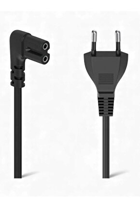 LG TV Uyumlu C7 L Tipi Güç Kablosu 1.5m – Teyp Ceyran Bağlantı ve Güç İletim Kablosu