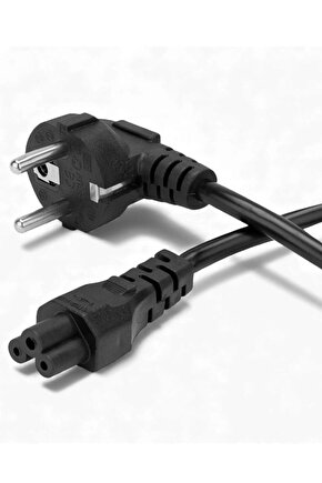1.5m C5 Yonca Kablo 3x0.75mm – Laptop & Adaptör Güç Kablosu