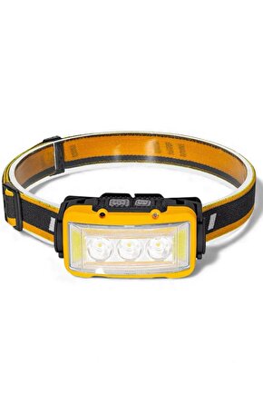 10W Sensörlü 11 Modlu Kafa Lambası – 24 Beyaz SMD, 6 Kırmızı SMD, 1 Power LED