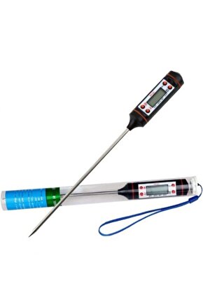Dijital Sıvı ve Gıda Sıcaklık Ölçer, LCD Termometre, Mutfak ve İçecek Takip Cihazı