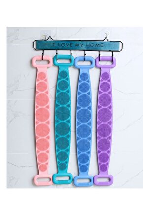 ÇİFT TARAFLI SİLİKON VÜCUT SIRT YIKAMA LİFİ