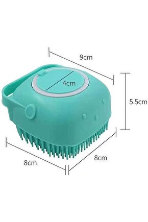 Kedi - Köpek Pati Yıkama Fırçası - Şampuan Hazneli